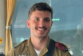 Staff Sgt. Josef Itamar Bruchim who was killed by a Hamas rocket in Sderot on October 8, 2023. (Courtesy)