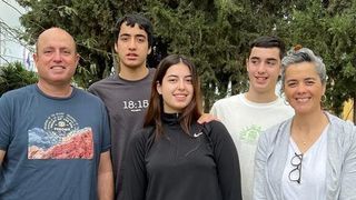 From left: Aviv, Yonatan, Rotem, Yiftach and Livnat Kutz. The entire family was murdered by Hamas terrorists in their Kfar Aza home on October 7, 2023. (Facebook. Used in accordance with Clause 27a of the Copyright Law)