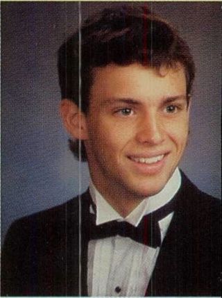Beamer's senior portrait c. 1986–1987