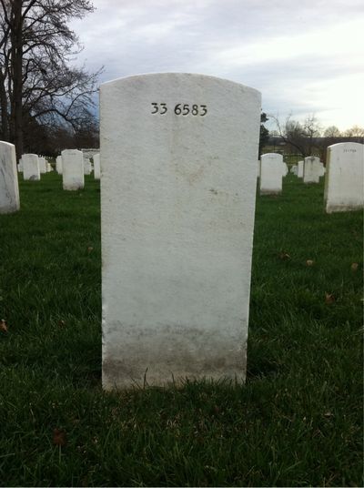 David Melton — Headstone Back