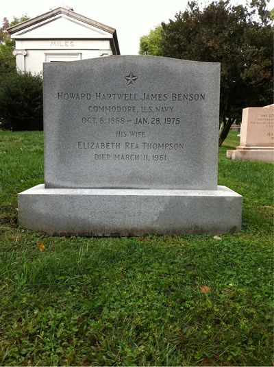 Howard Benson — Headstone Front