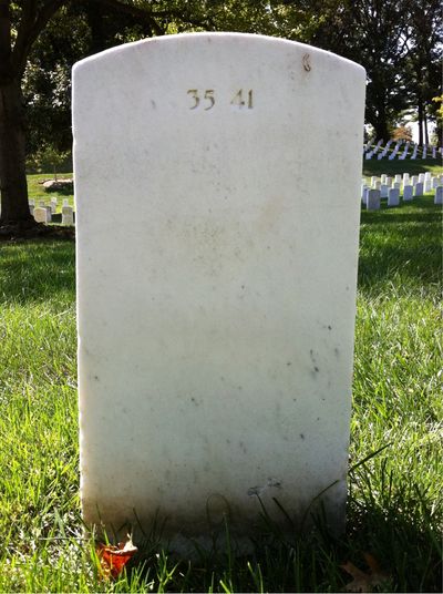John Musgrove — Headstone Back