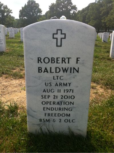 Robert Baldwin — Headstone Front