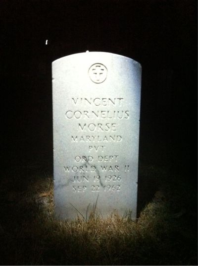 Vincent Morse — Headstone Front