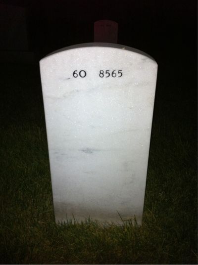Chad Barrett — Headstone Back