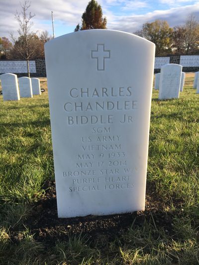 Imogene Biddle — Headstone Front