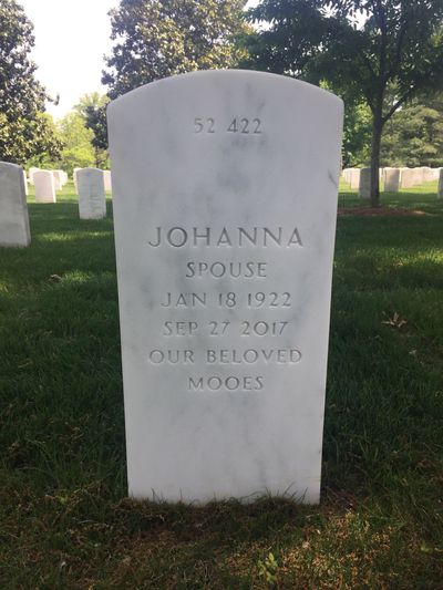 Headstone Back of Hale Cantrell Patterson. Arlington National Cemetery.