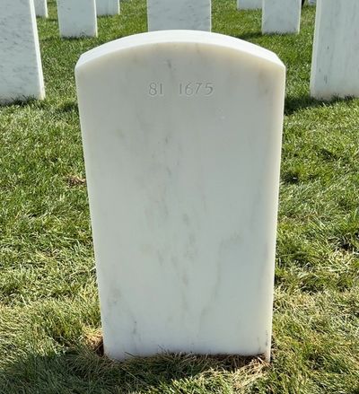 William Miller — Headstone Back