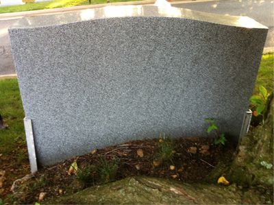 Clinton Misson — Headstone Back