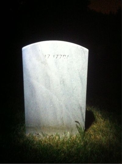 Headstone Back of Eugene Calvin Smith. Arlington National Cemetery.