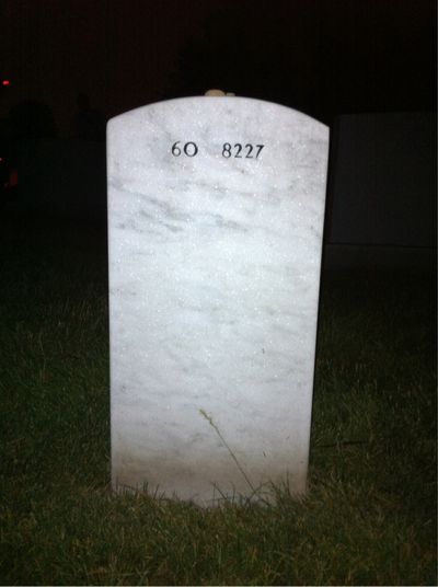 Mark Adams — Headstone Back