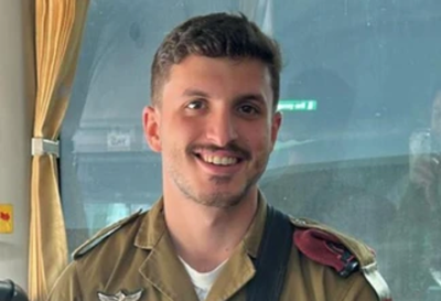 Staff Sgt. Josef Itamar Bruchim who was killed by a Hamas rocket in Sderot on October 8, 2023. (Courtesy)