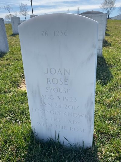 Joan Argiro — Headstone Back