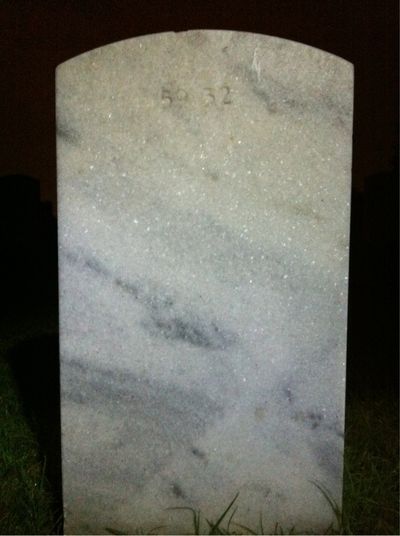 John Anderson — Headstone Back