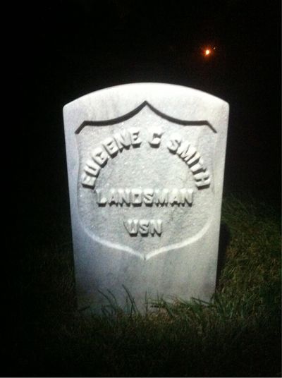 Headstone Front of Eugene Calvin Smith. Arlington National Cemetery.