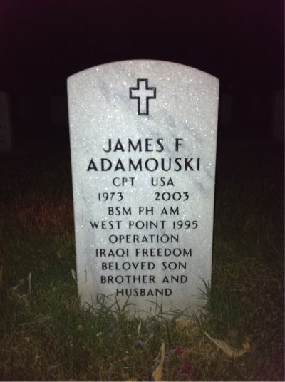 James Adamouski — Headstone Front