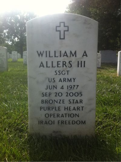 William Allers — Headstone Front