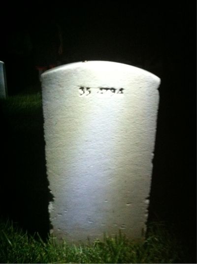 Irving Ambrose — Headstone Back