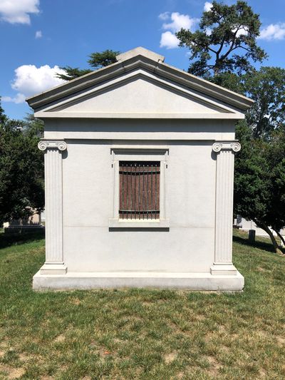 Headstone Back of Allyn Wight. Arlington National Cemetery.