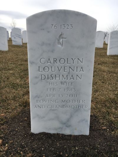 Headstone Back of Ben Richard Bell. Arlington National Cemetery.