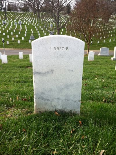 Irma Mudd — Headstone Back