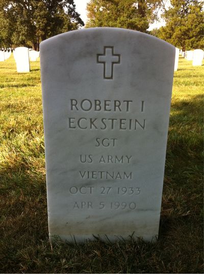 Headstone Front of Marjorie Eckstein. Arlington National Cemetery.
