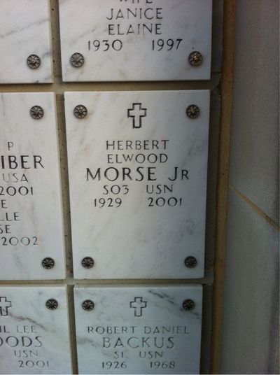 Herbert Morse — Headstone Front