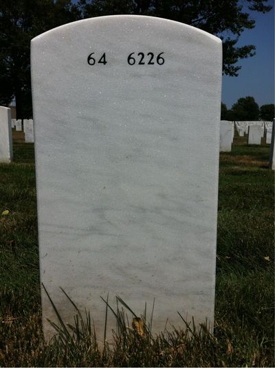 Evander Andrews — Headstone Back