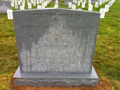 Headstone Front of Daniel Benjamin Bartle. Arlington National Cemetery.