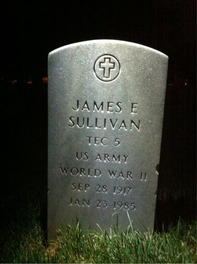 Headstone Front of Doris Sullivan. Arlington National Cemetery.