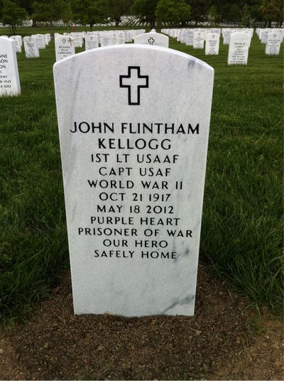 Headstone Front of Beatrice Kellogg. Arlington National Cemetery.