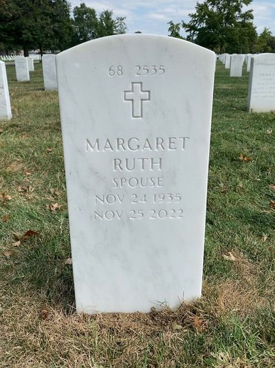Margaret Amundson — Headstone Back