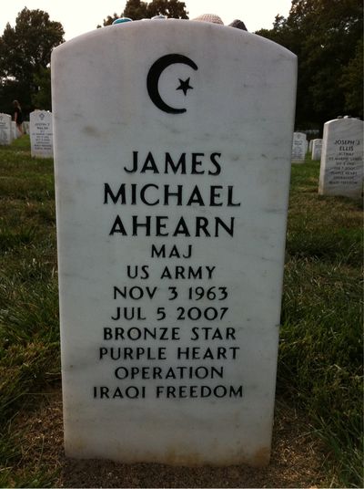 James Ahearn — Headstone Front