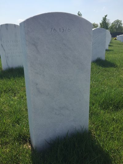 John Bennington — Headstone Back