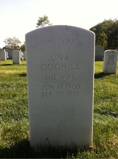 Headstone Back of George Lincoln Phillips. Arlington National Cemetery.