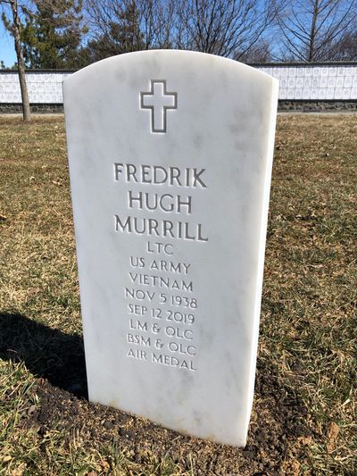 Fredrik Murrill — Headstone Front