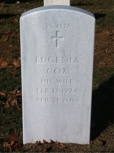 Headstone Back of Edward Harris. Arlington National Cemetery.