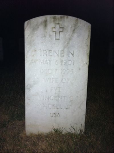 Irene Ancell — Headstone Front
