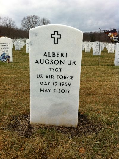 Albert Augson — Headstone Front
