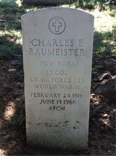 Charles Baumeister — Headstone Front