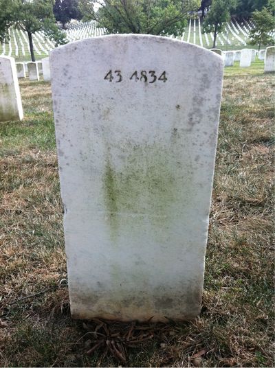 James Anderson — Headstone Back