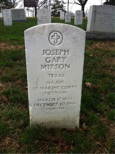 Joseph Mixson — Headstone Front