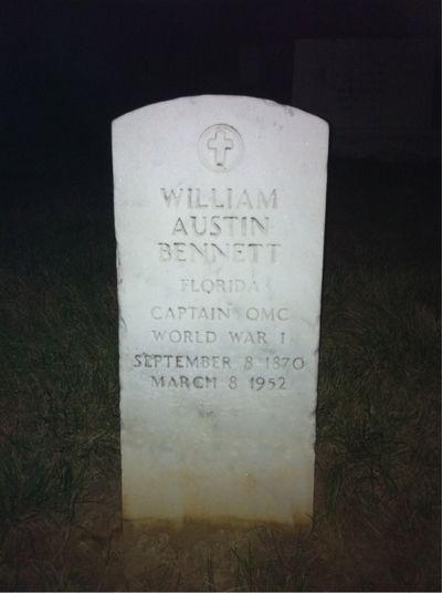 William Bennett — Headstone Front