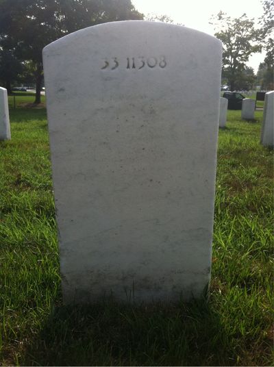Violet Aman — Headstone Back