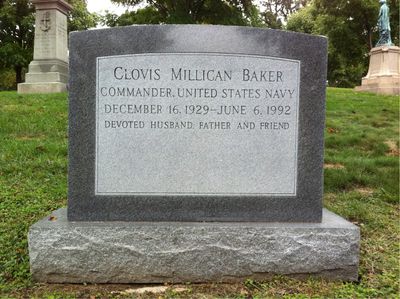 Clovis Baker — Headstone Front