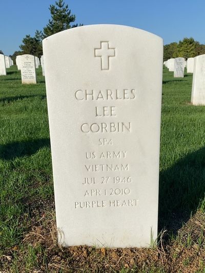 Charles Corbin — Headstone Front