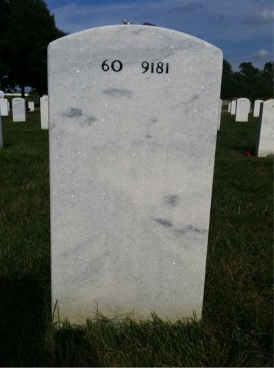 Robert Baldwin — Headstone Back
