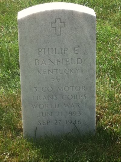 Mary Banfield — Headstone Front