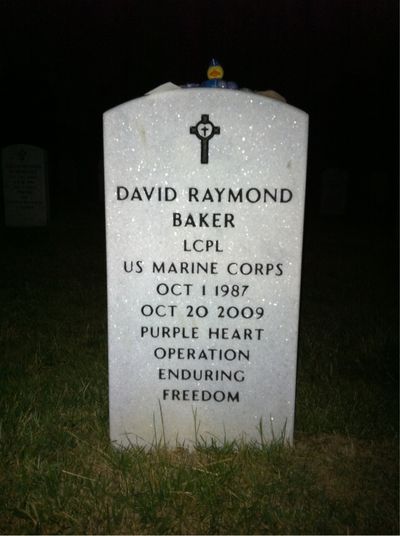 David Baker — Headstone Front