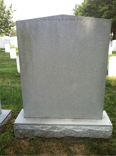 Matthew Bancroft — Headstone Back